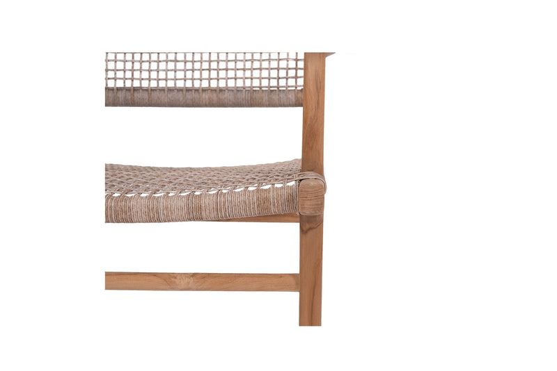 Zane Dining Armchair - Washed Grey