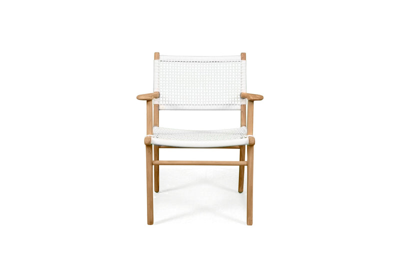 Zane Dining Armchair - White