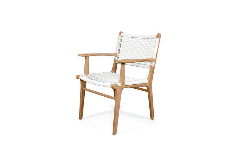 Zane Dining Armchair - White