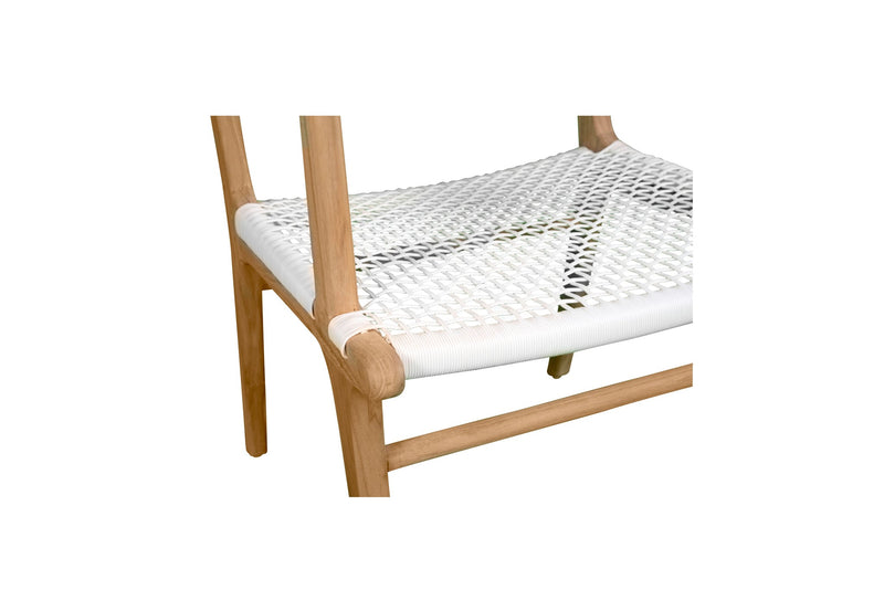 Zane Dining Armchair - White