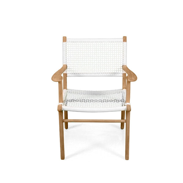Zane Dining Armchair - White