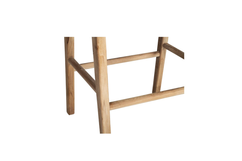 Zane Backless Counter Stool – Black (Close Weave)