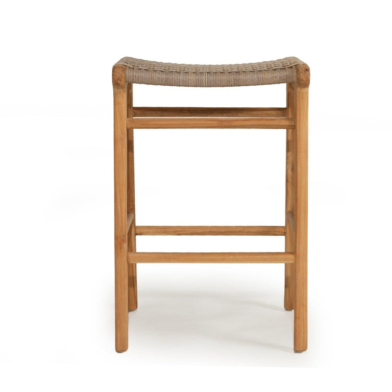 Zane Backless Counter Stool - Washed Grey
