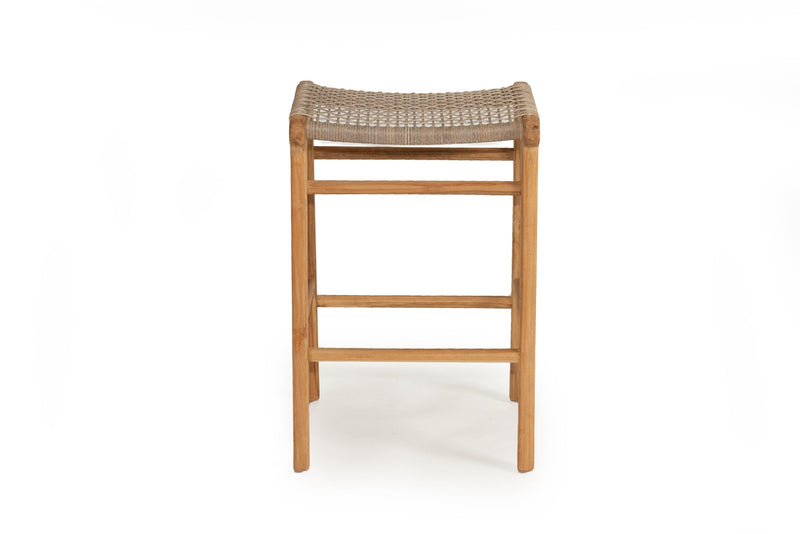 Zane Backless Counter Stool - Washed Grey