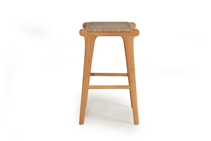 Zane Backless Counter Stool - Washed Grey