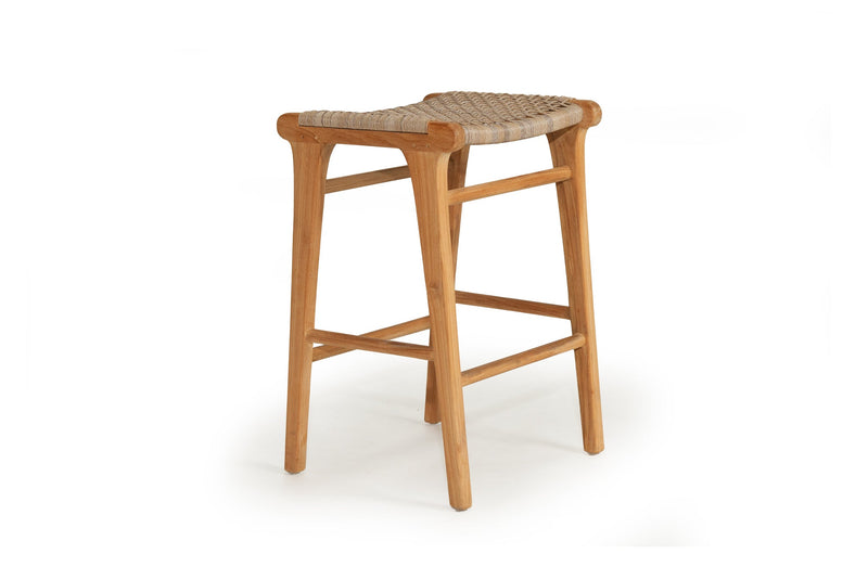 Zane Backless Counter Stool - Washed Grey