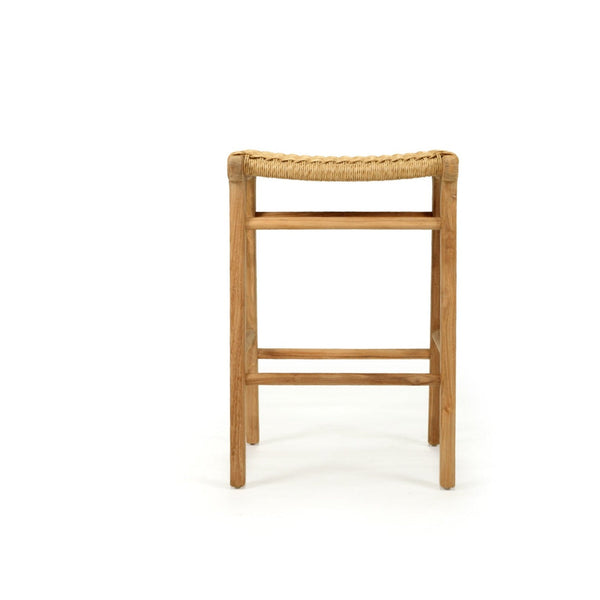Zane Backless Counter Stool – Sand (Close Weave)