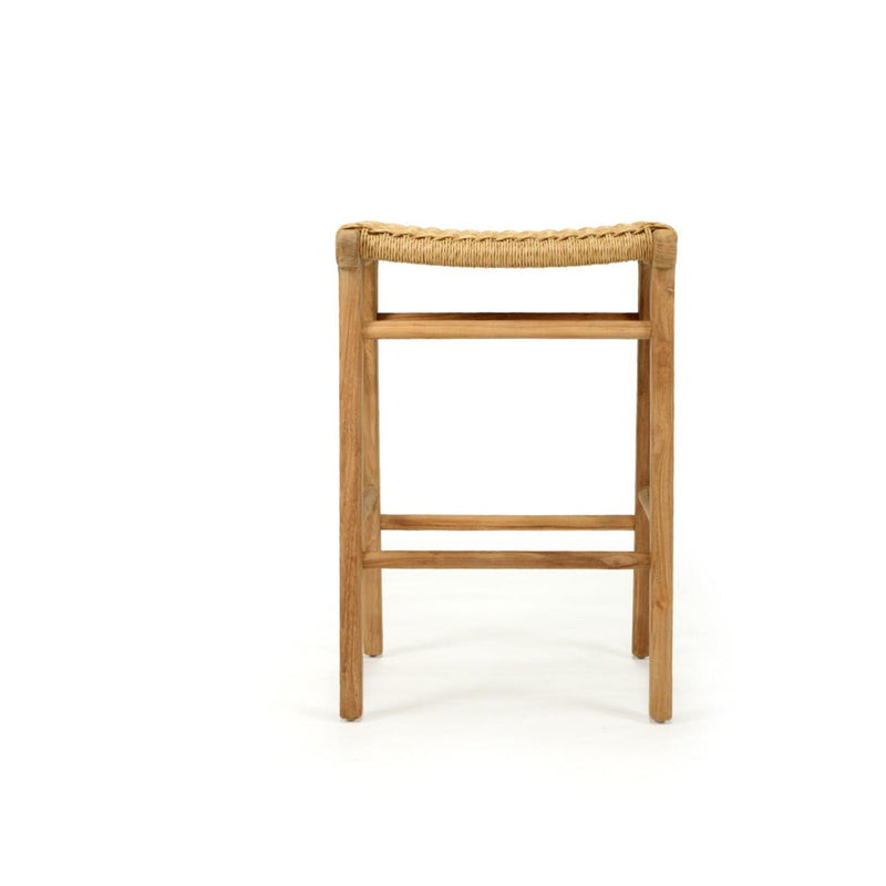 Zane Backless Counter Stool – Sand (Close Weave)
