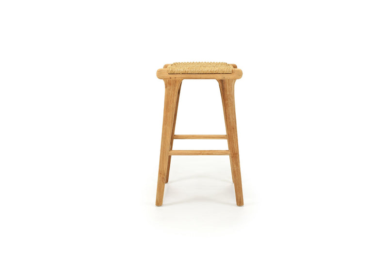 Zane Backless Counter Stool – Sand (Close Weave)