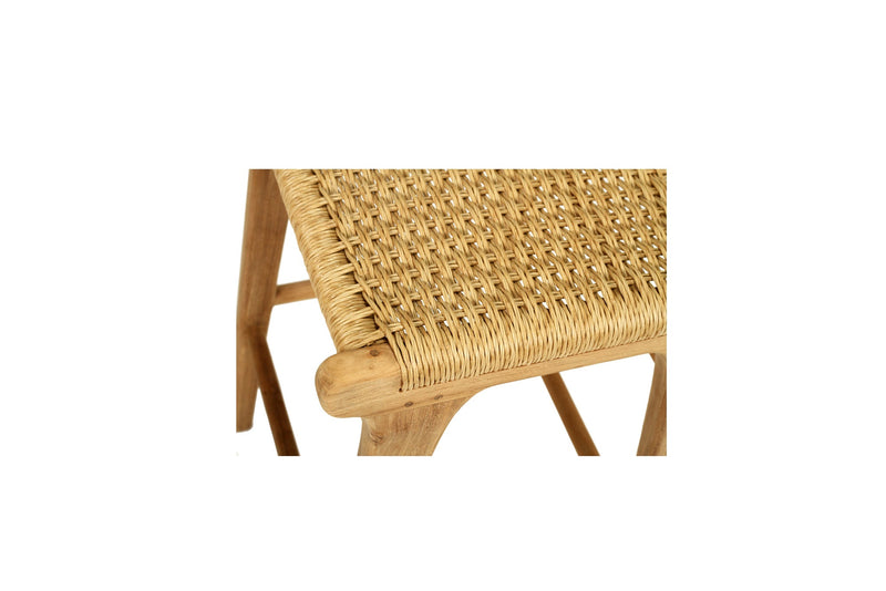 Zane Backless Counter Stool – Sand (Close Weave)