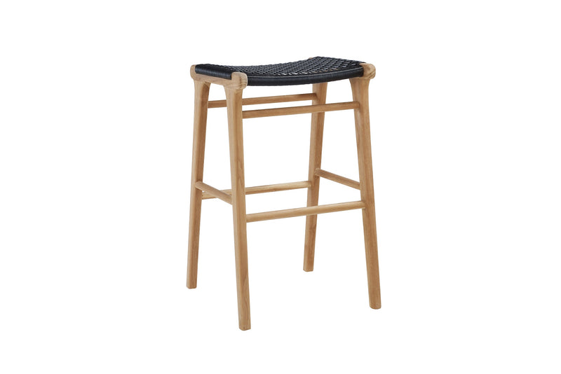 Zane Backless Bar Stool - Black