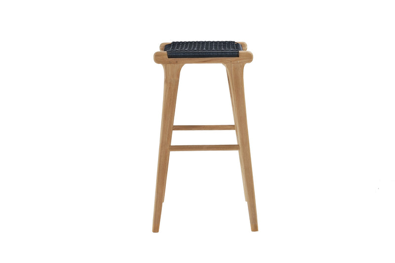 Zane Backless Bar Stool - Black