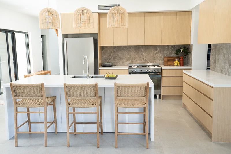 Zane Counter Stool – Sand (Close Weave)