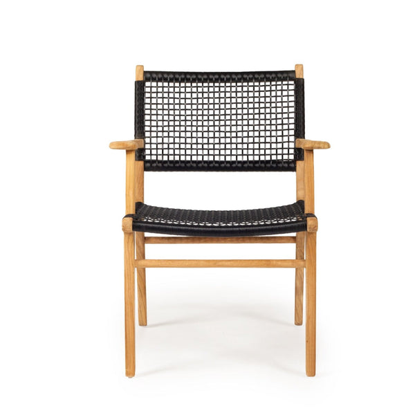 Zane Dining Armchair - Black