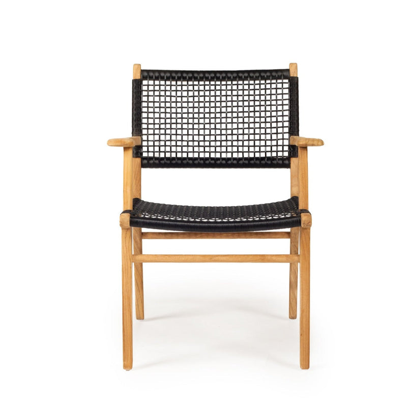 Zane Dining Armchair - Black