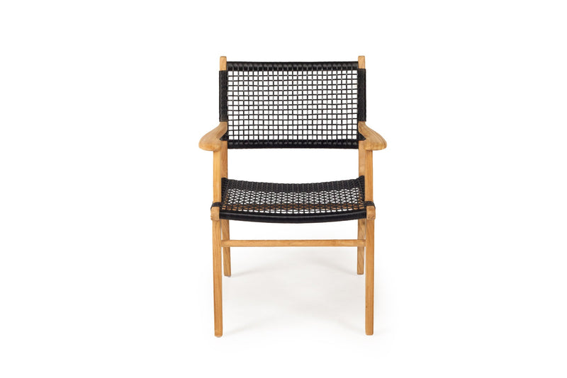 Zane Dining Armchair - Black