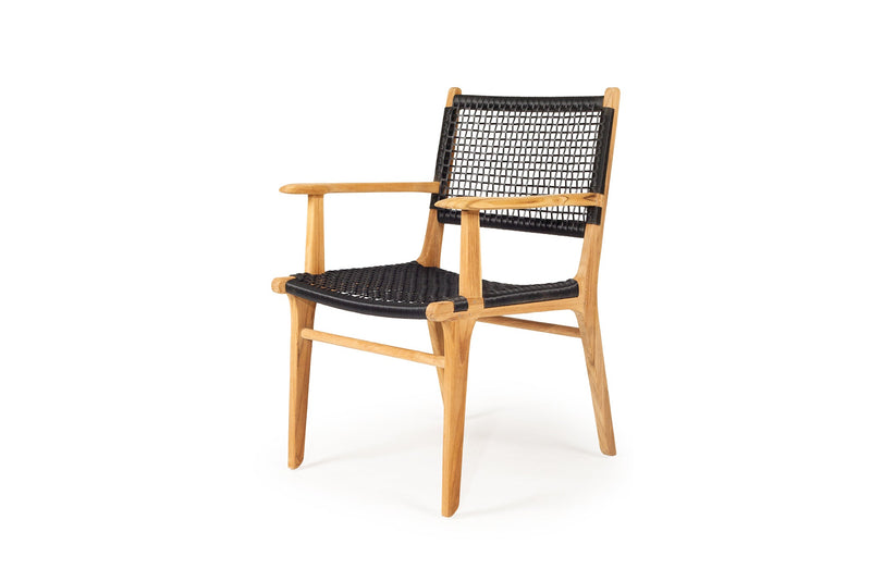 Zane Dining Armchair - Black