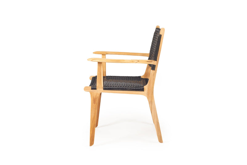 Zane Dining Armchair - Black