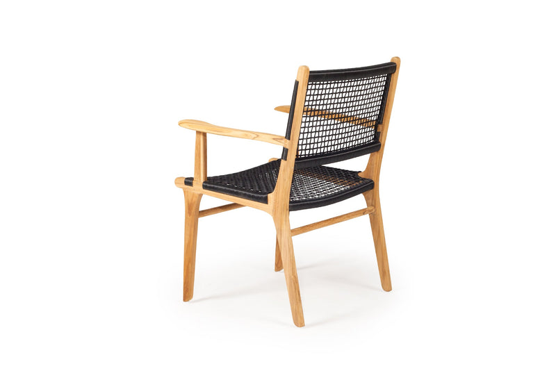 Zane Dining Armchair - Black