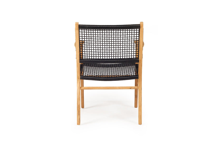 Zane Dining Armchair - Black