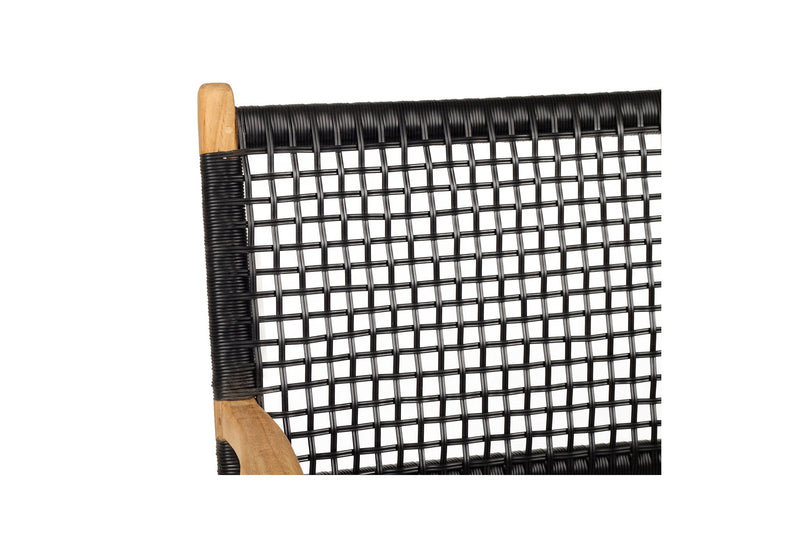 Zane Dining Armchair - Black