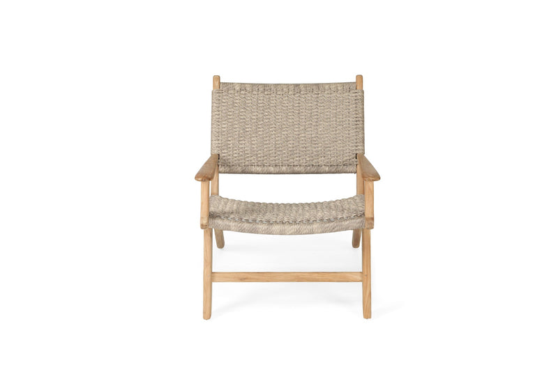 Zane Accent Arm Chair _ Grey (Close Weave)