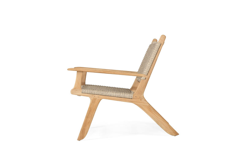 Zane Accent Arm Chair _ Grey (Close Weave)