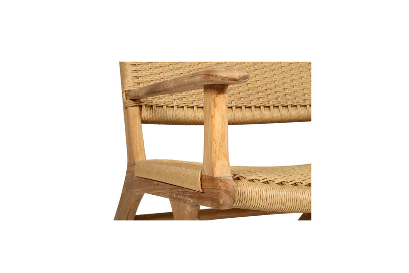 Zane Accent Arm Chair – Sand (Close Weave)