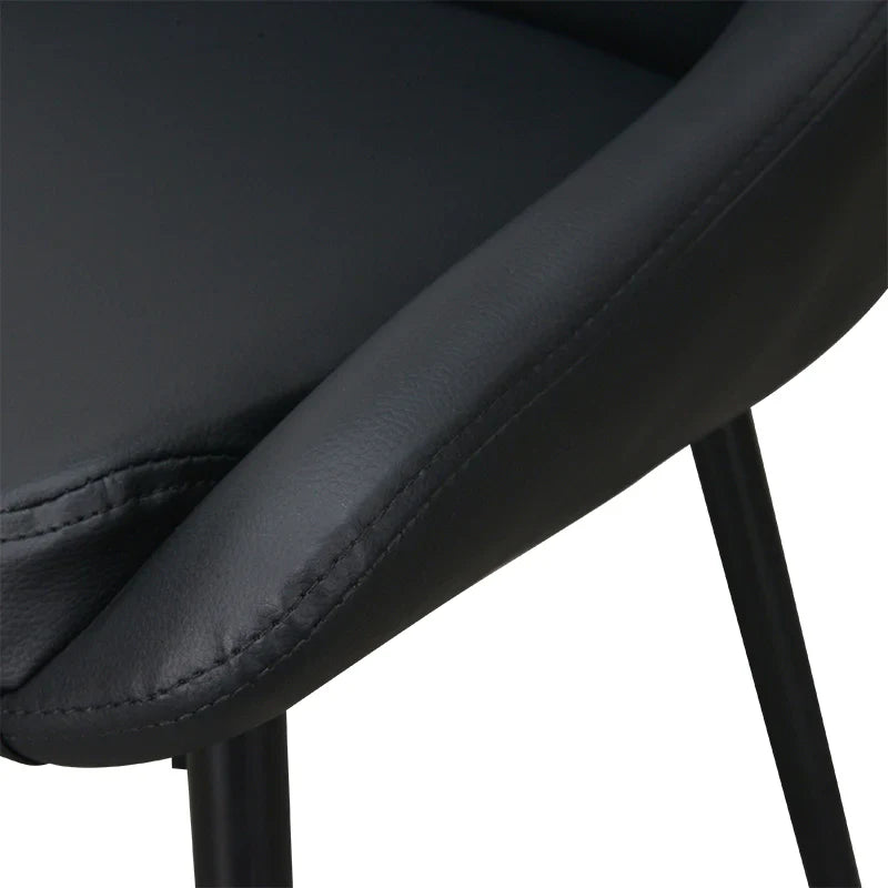 Calibre CDC2003-SE - Dining Chair - Black PU (Set of 2)