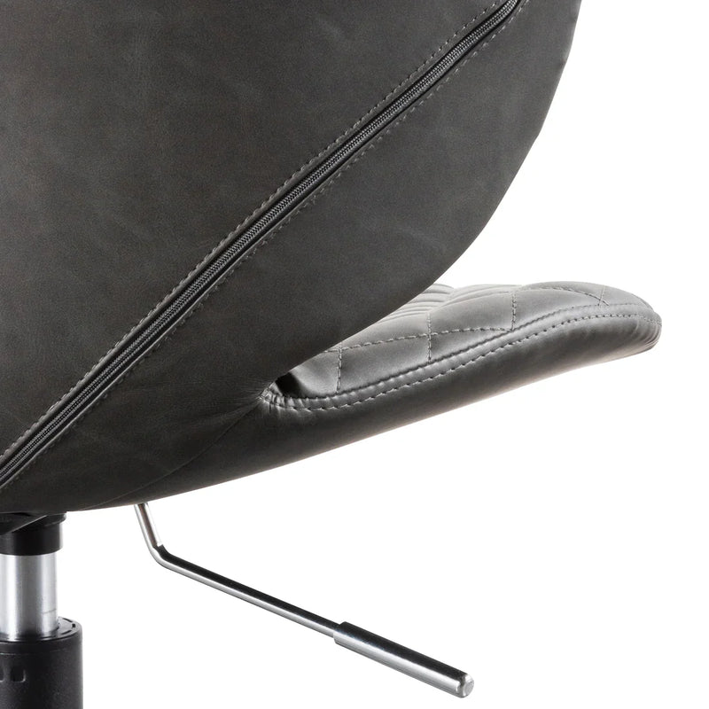 Calibre COC6192-LF Office Chair - Charcoal with Black Base