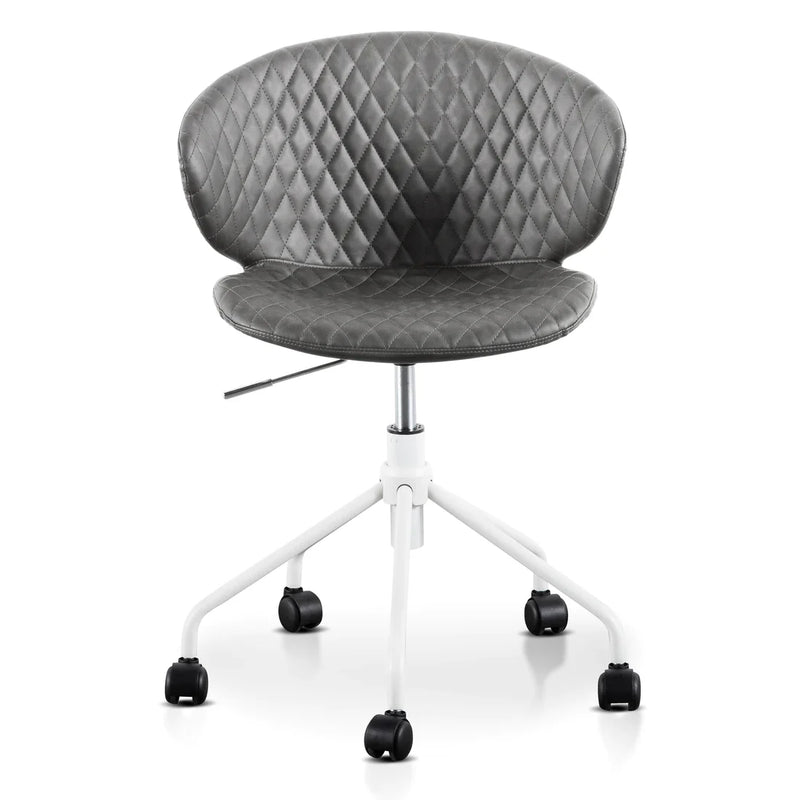 Calibre COC6194-LF Office Chair - Charcoal with White Base