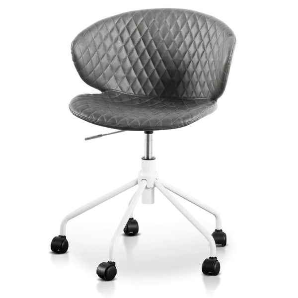Calibre COC6194-LF Office Chair - Charcoal with White Base