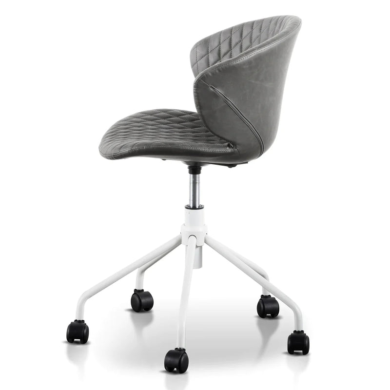 Calibre COC6194-LF Office Chair - Charcoal with White Base