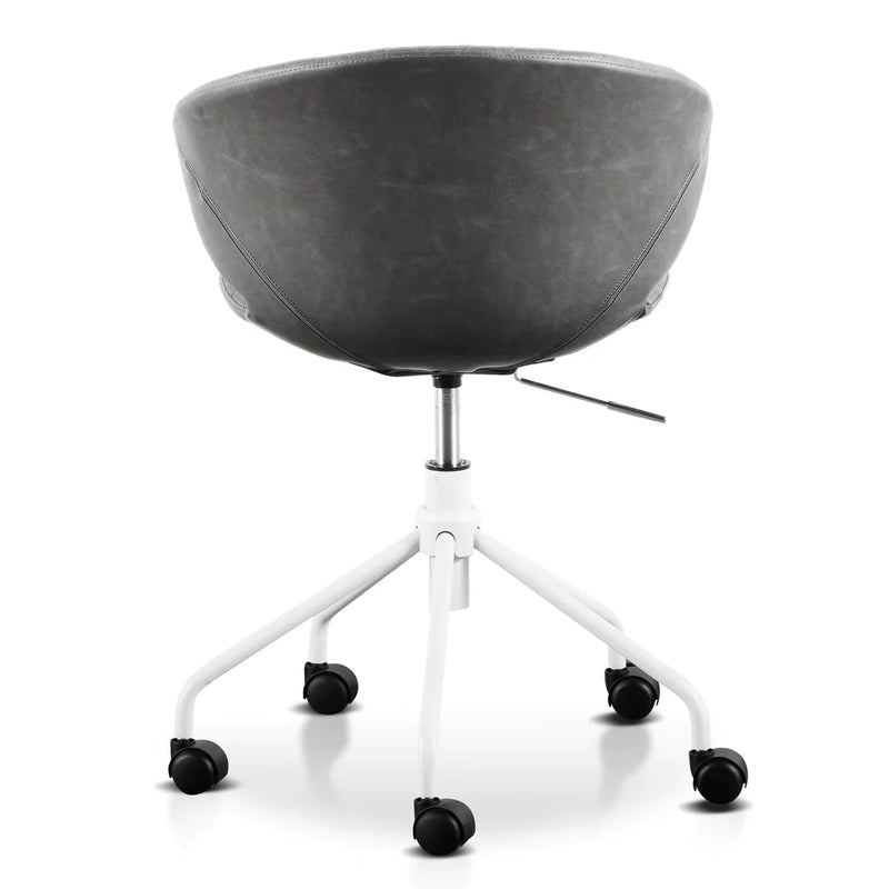 Calibre COC6194-LF Office Chair - Charcoal with White Base
