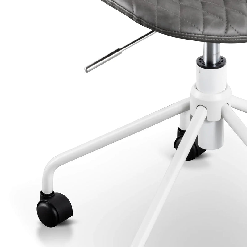 Calibre COC6194-LF Office Chair - Charcoal with White Base