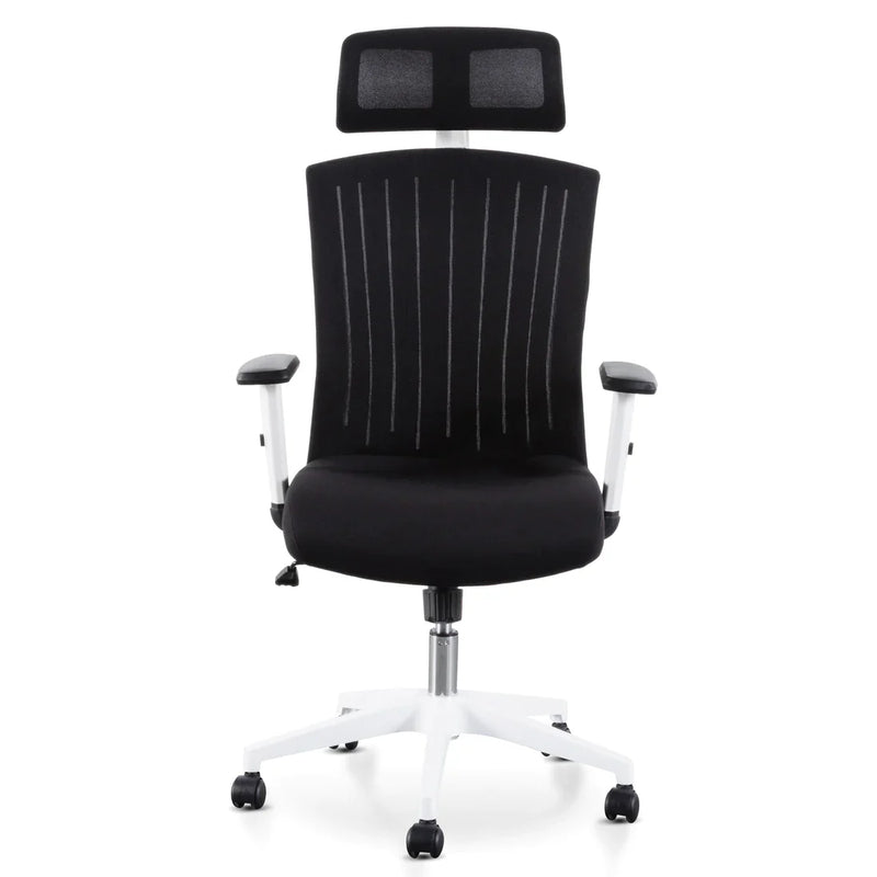 Calibre COC6208-LF Office Chair - Black and White