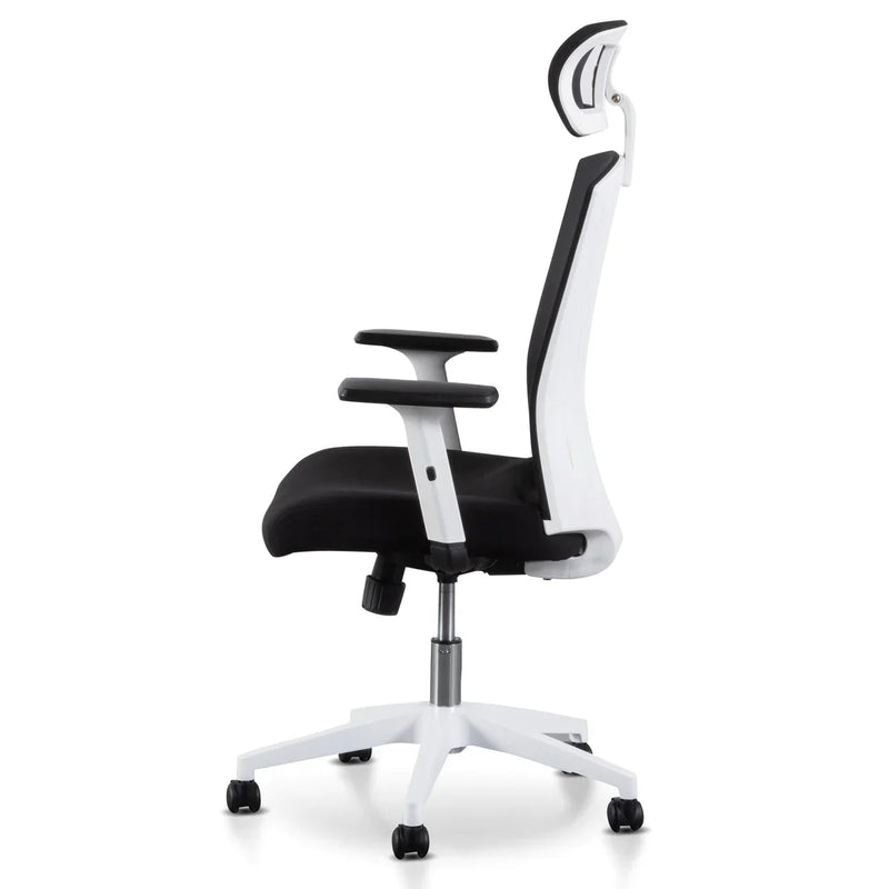Calibre COC6208-LF Office Chair - Black and White