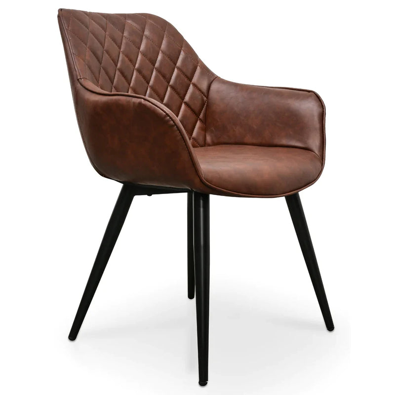 Calibre CDC2272-SE - Plywood Dining Chair - Cinnamon Brown (Set of 2)