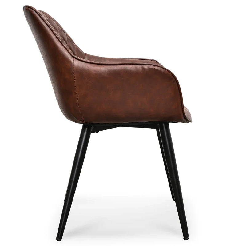 Calibre CDC2272-SE - Plywood Dining Chair - Cinnamon Brown (Set of 2)