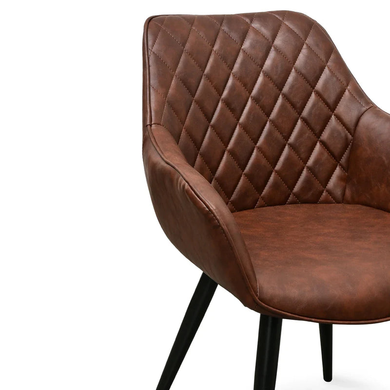 Calibre CDC2272-SE - Plywood Dining Chair - Cinnamon Brown (Set of 2)