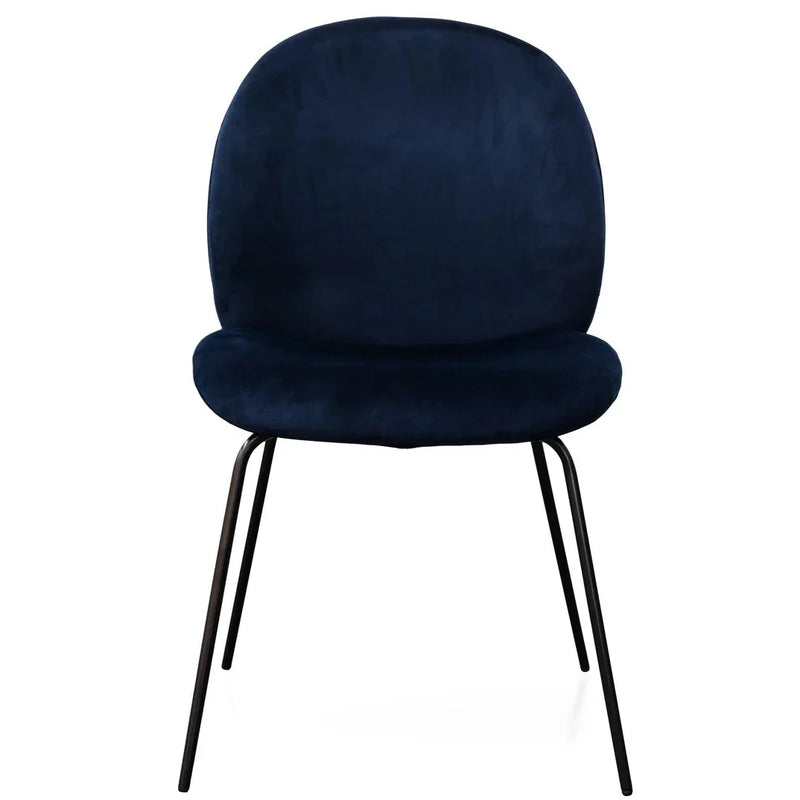 Calibre CDC6130-KSO Dining Chair - Navy Velvet
