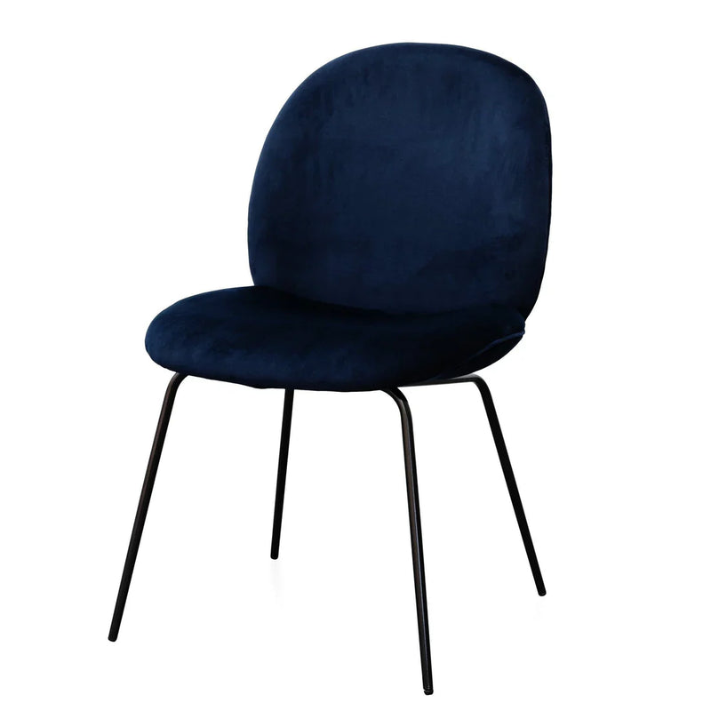 Calibre CDC6130-KSO Dining Chair - Navy Velvet