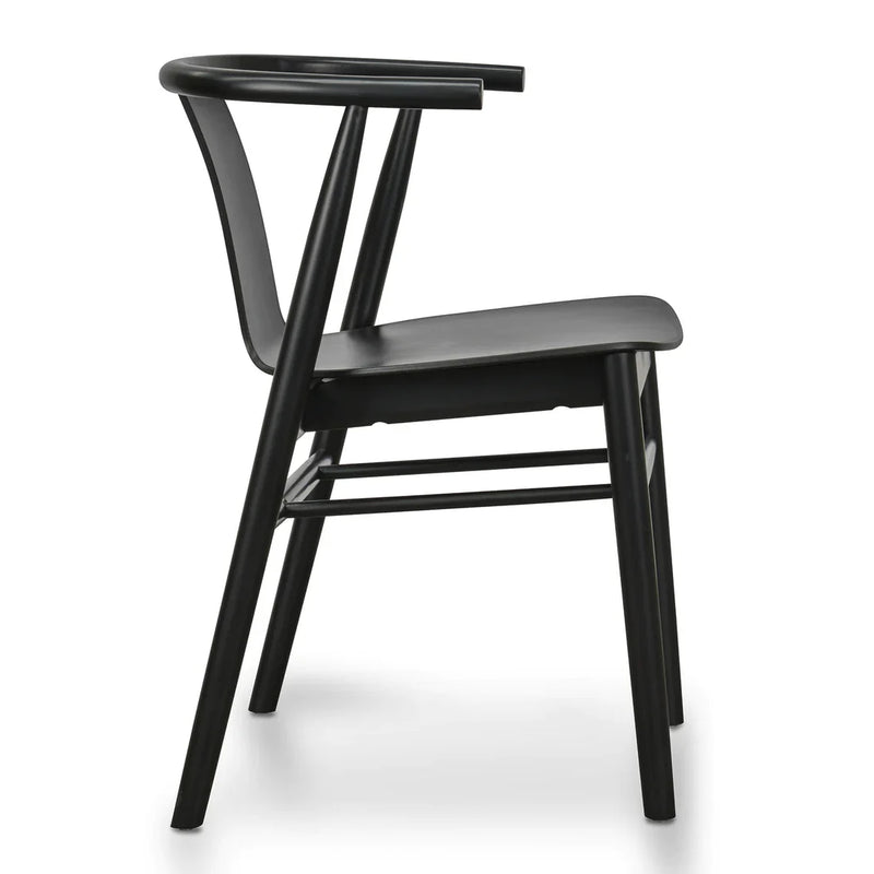 Calibre CDC673 Dining Chair - Black Shell - Black Seat