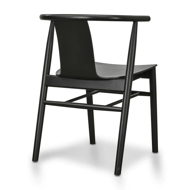 Calibre CDC673 Dining Chair - Black Shell - Black Seat