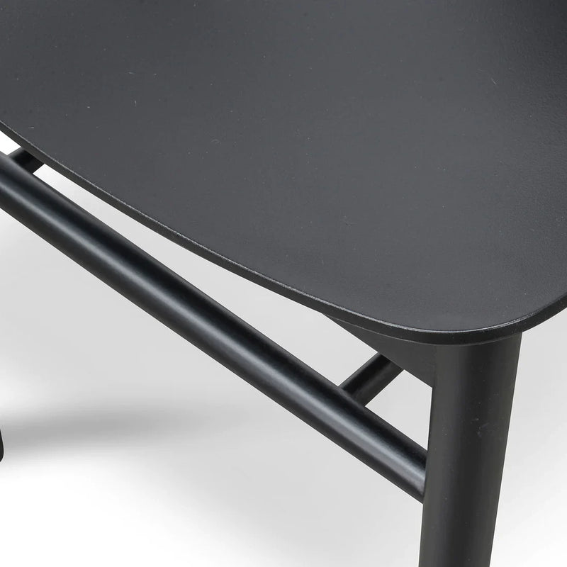 Calibre CDC673 Dining Chair - Black Shell - Black Seat