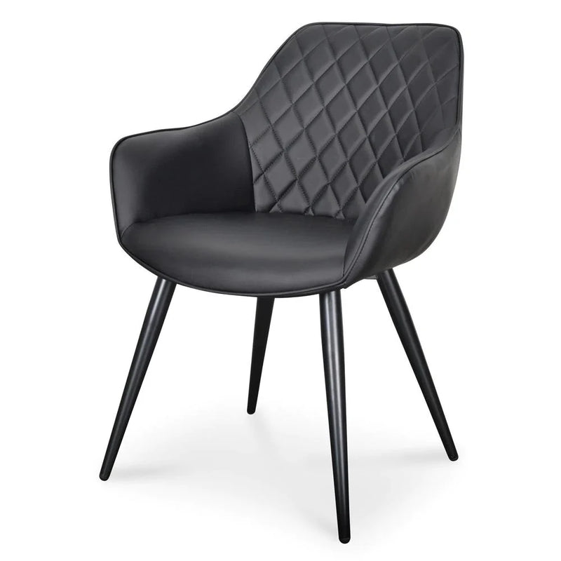 Calibre CDC2082-SE - Dining Chair - Black PU (Set of 2)