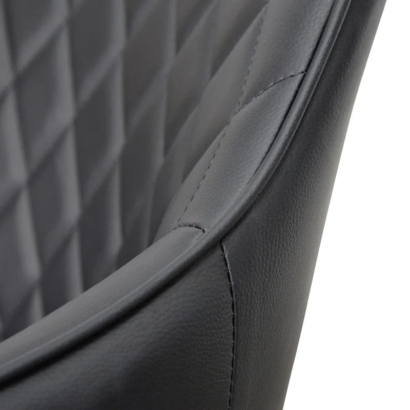 Calibre CDC2082-SE - Dining Chair - Black PU (Set of 2)
