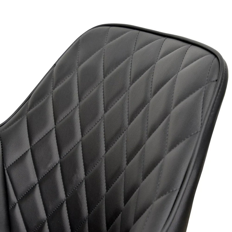 Calibre CDC2082-SE - Dining Chair - Black PU (Set of 2)