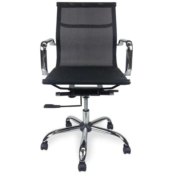 Calibre COC210 Designer Mesh Boardroom Office Chair - Low Back - Black