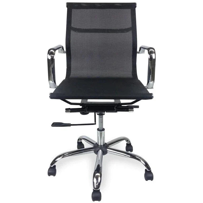 Calibre COC210 Designer Mesh Boardroom Office Chair - Low Back - Black